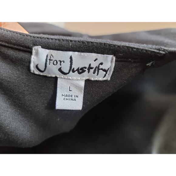 J for Justify Dress Women's Large Black Sleeveless Maxi Chiffon Sheer Skirt - Picture 6 of 13